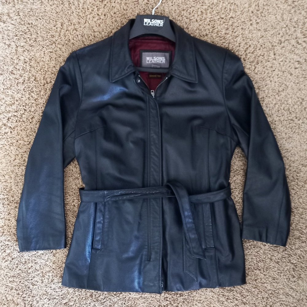 Wilsons Leather Black Jacket